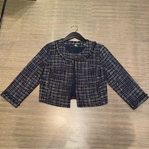 Boxy Tweed Jacket by Karl Lagerfeld Size M